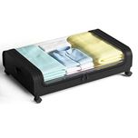 Organizator haine pentru depozitare sub pat „ClearView” – cu roti