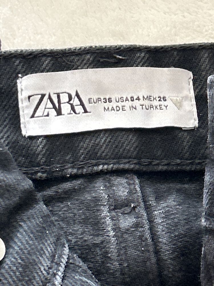 ZARA дънки черни , размер 26