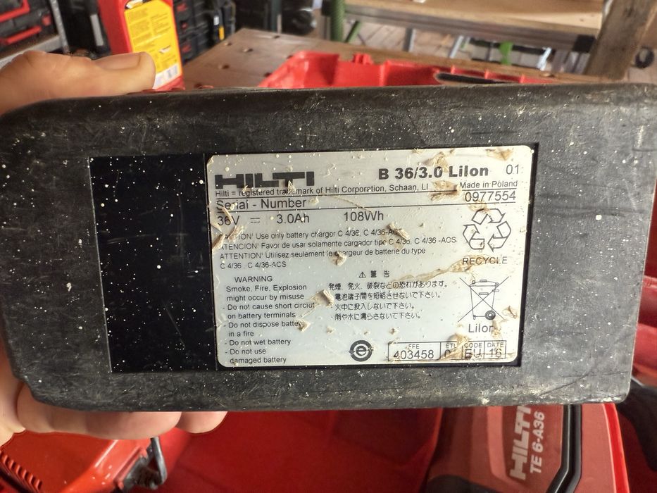 Hilti TE 6 - A36 AVR , перфоратор , пробивна машина , хилти
