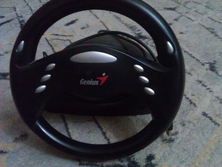 Руль игровой с педалями Genius Speed Wheel 3
