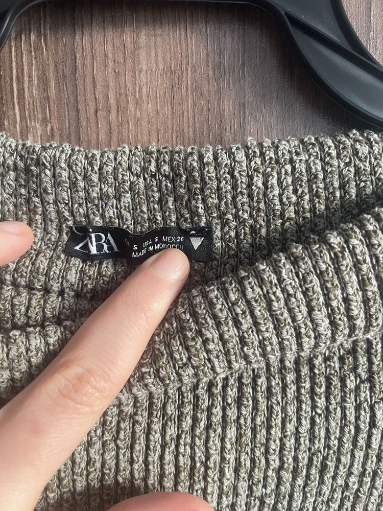 Дълга плетена пола Zara