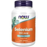 Селен, Витамин, NOW Foods Selenium 100 mcg VCaps, 100 Tablets