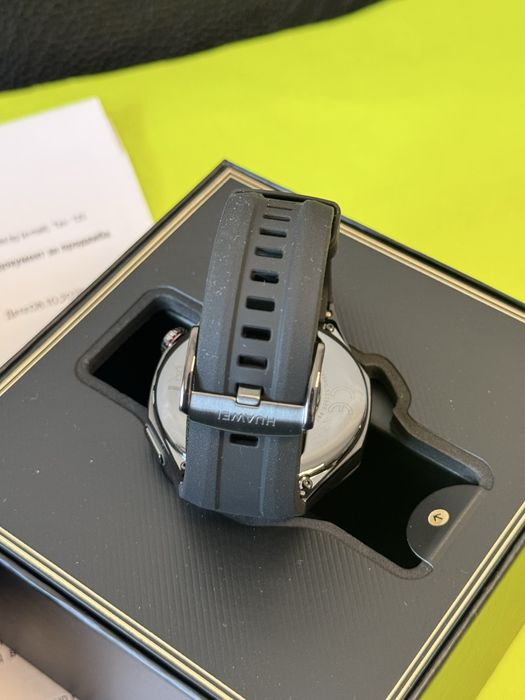 ЧИСТО НОВ 46mm Huawei Watch GT 5 Pro Yettel Гаранция 2027 Titanium GT5