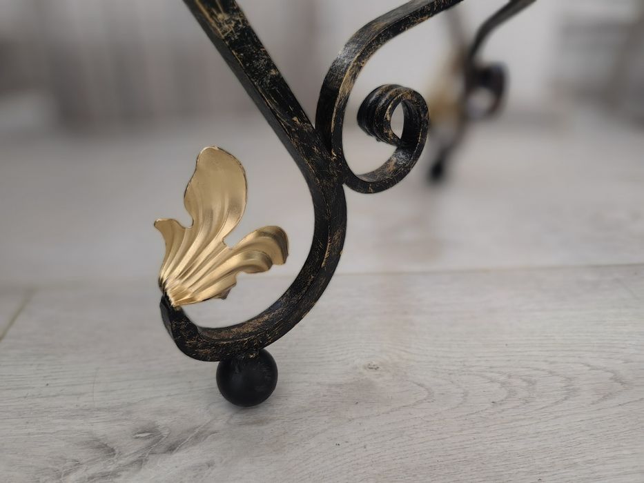 Masă de cafea din lemn și rășină epoxidică