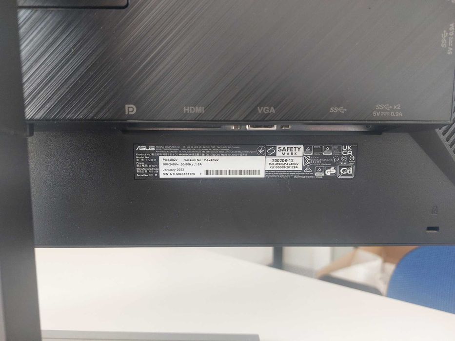 Монитор ASUS ProArt PA248QV 24.1"  16:10,  в гаранция