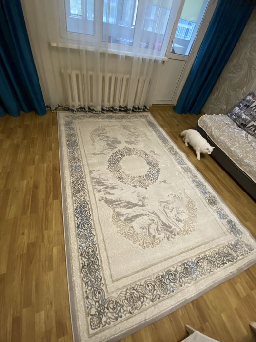 Шелковый турецкий ковёр 2х3м после Химчистки