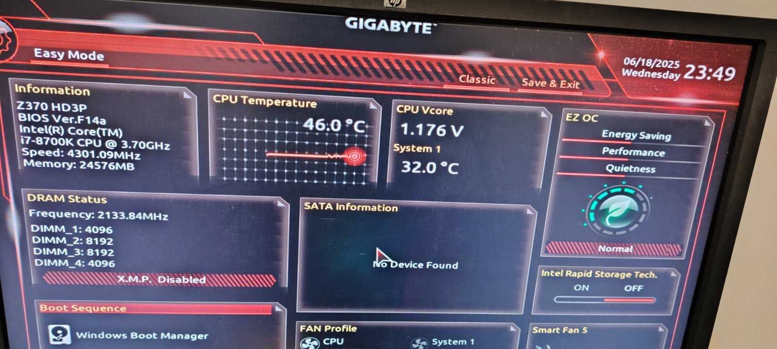 Дънна платка GIGABYTE Z370 HD3 1151