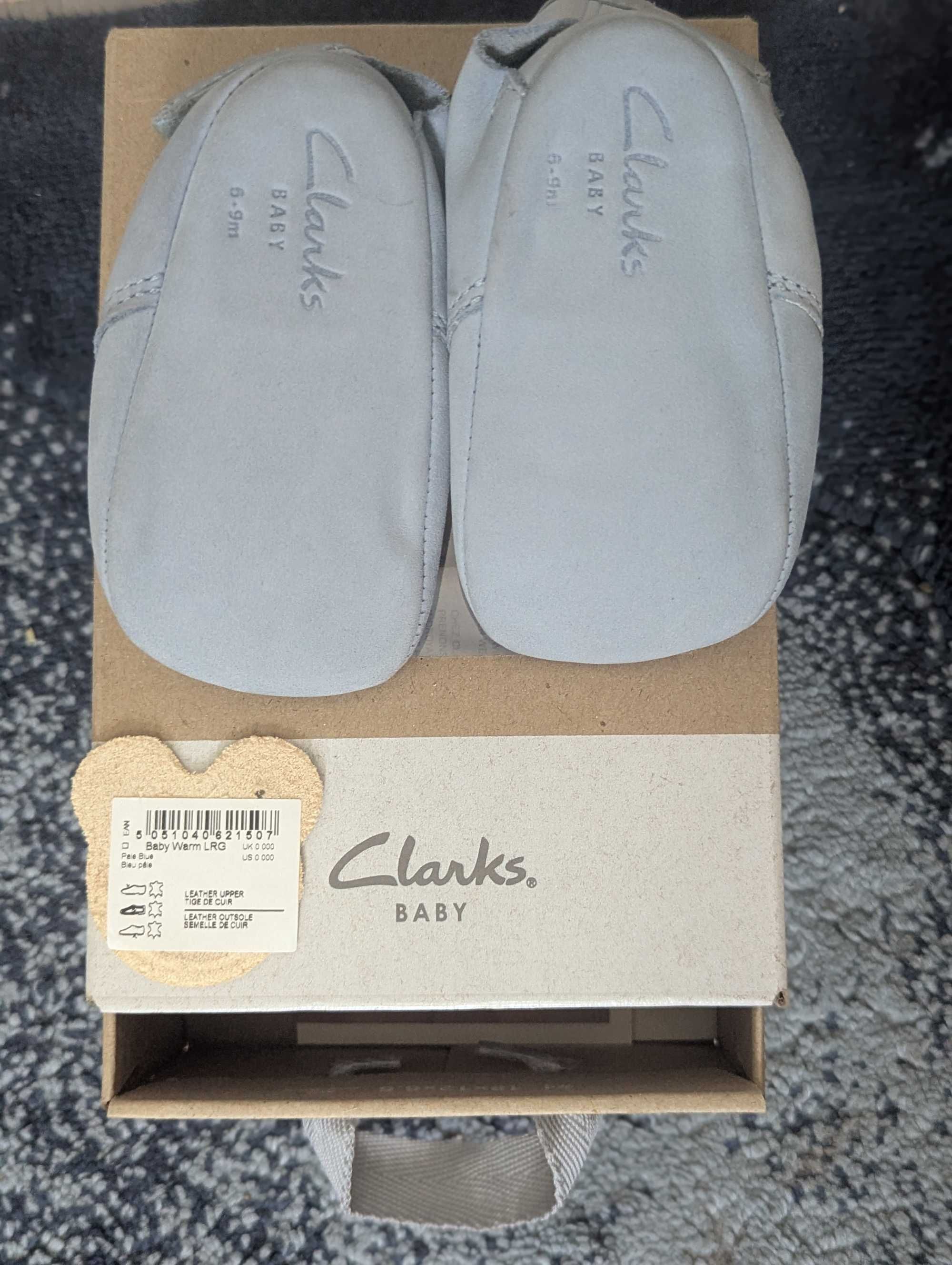 Оригинални Бебешки обувки  Clarks 6-9m