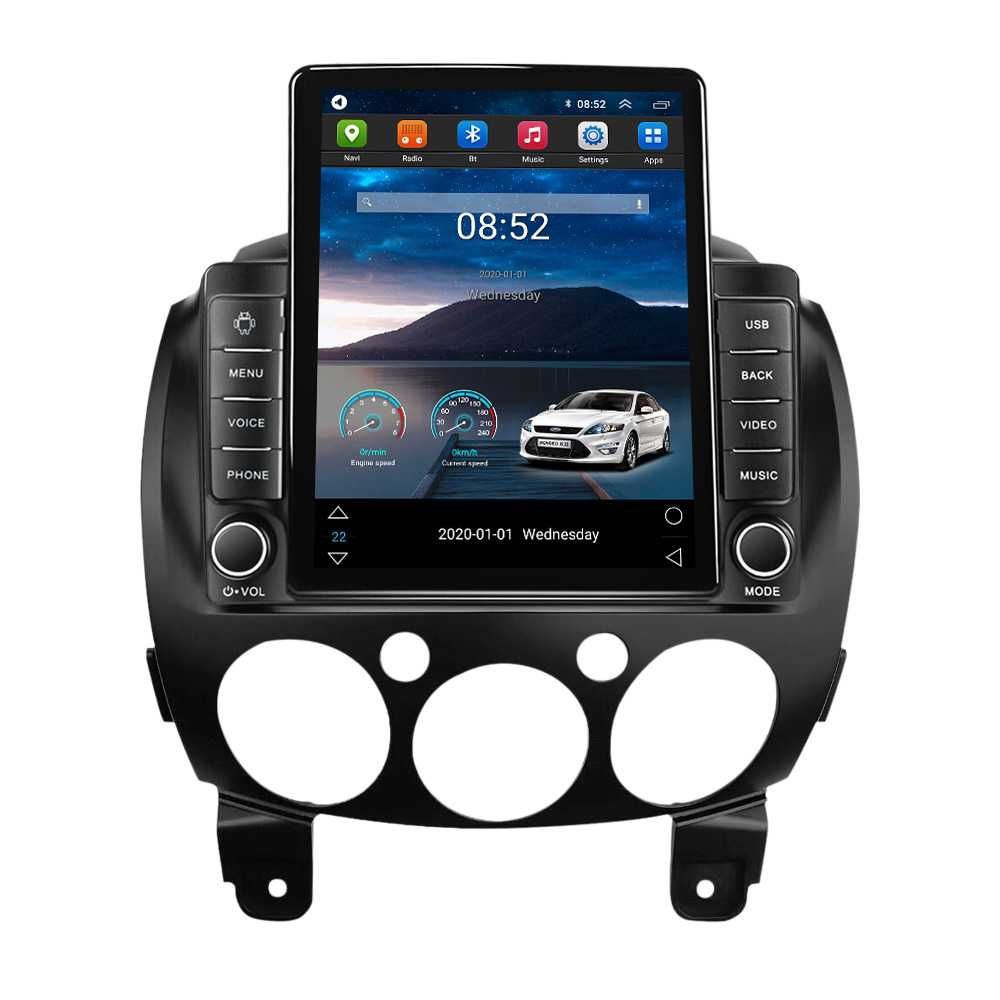 Navigatie Mazda 2 2007-2014,Tesla, Android 13, 2+32GB ROM,10inch