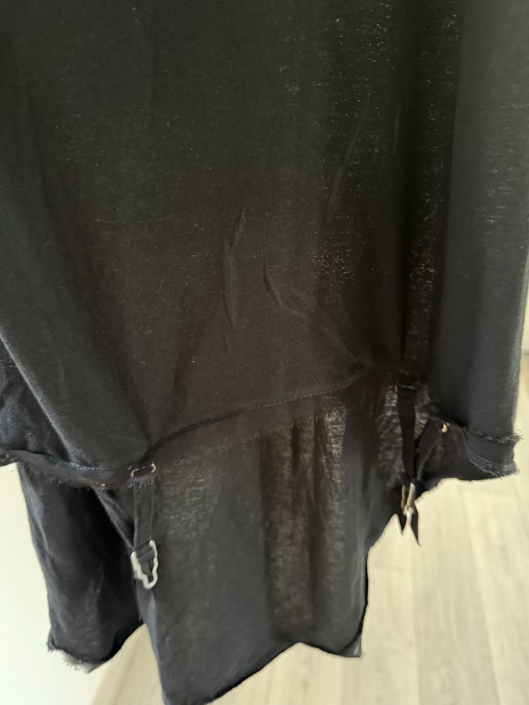 Murmur top negru masura xs cu portjartiere