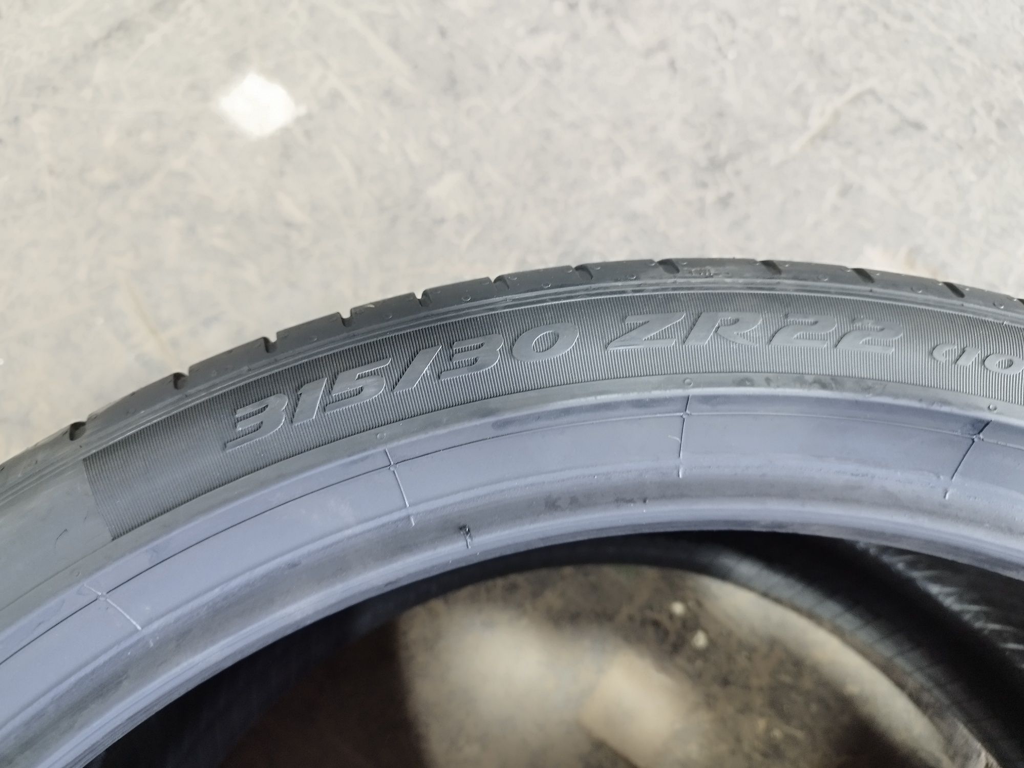 2 anvelope de vară Pirelli 315/30/22,dot 2020