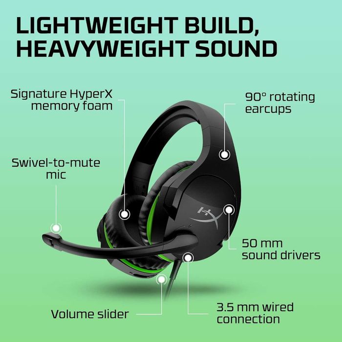Геймърски слушалки HyperX CloudX Stinger Core (Лиценз за Xbox)