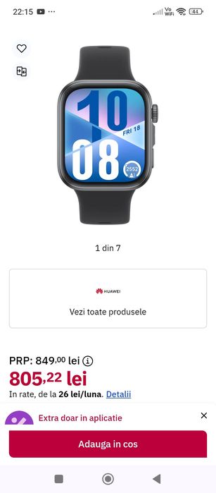 Huawei watch fit 4