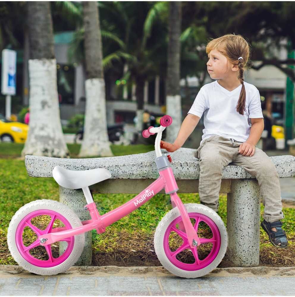 Bicicleta fara pedale MalPlay  sa si ghidon reglabil roti  EVA 12 inch