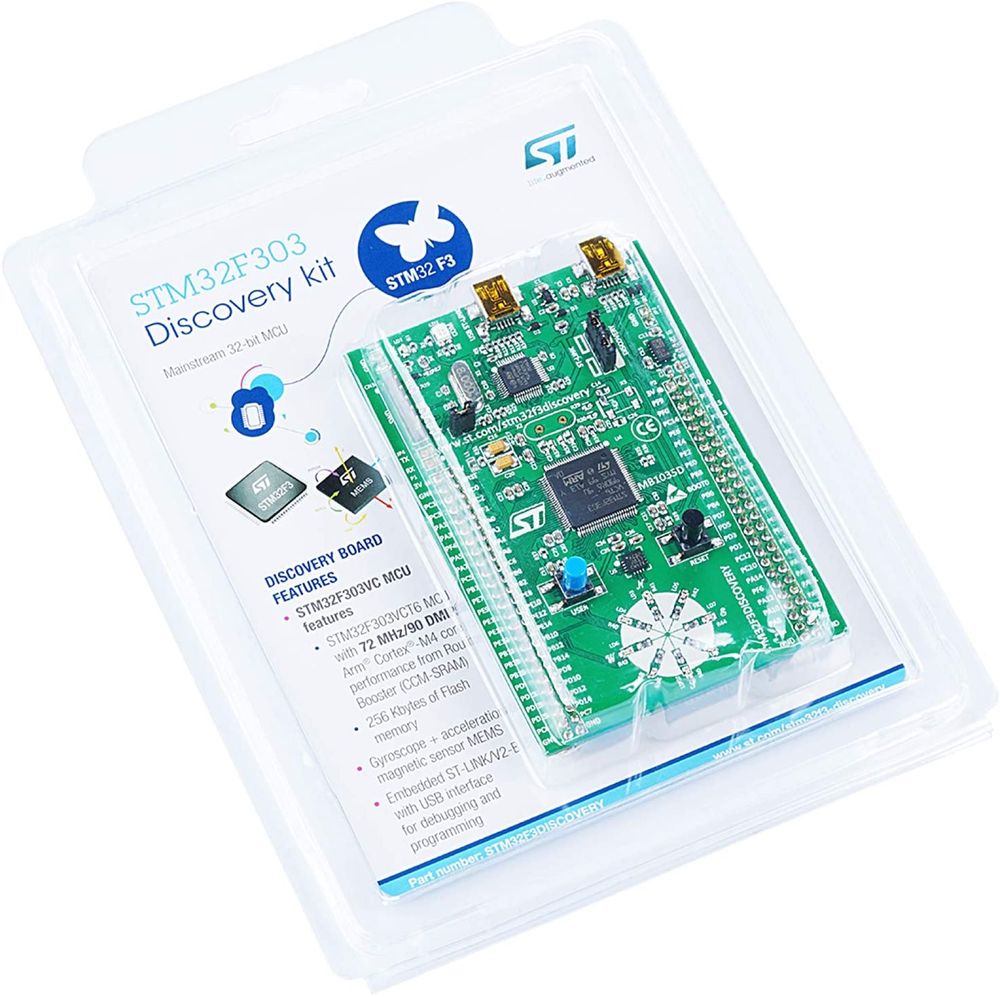 Отладочный набор STM32F303DISCOVERY на микроконтроллере Cortex-M4