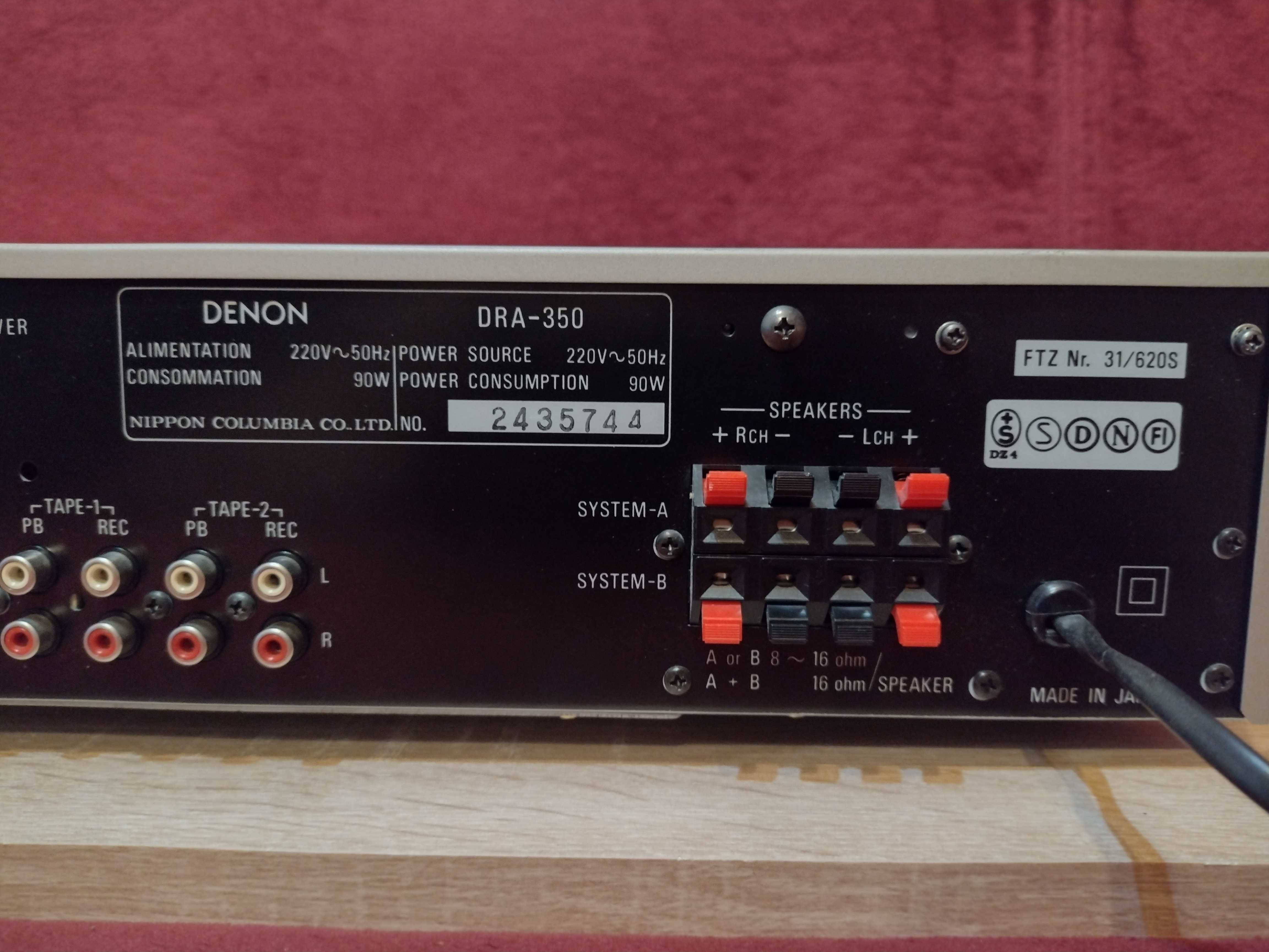 Denon DRA-350 Vintage Stereo Receiver