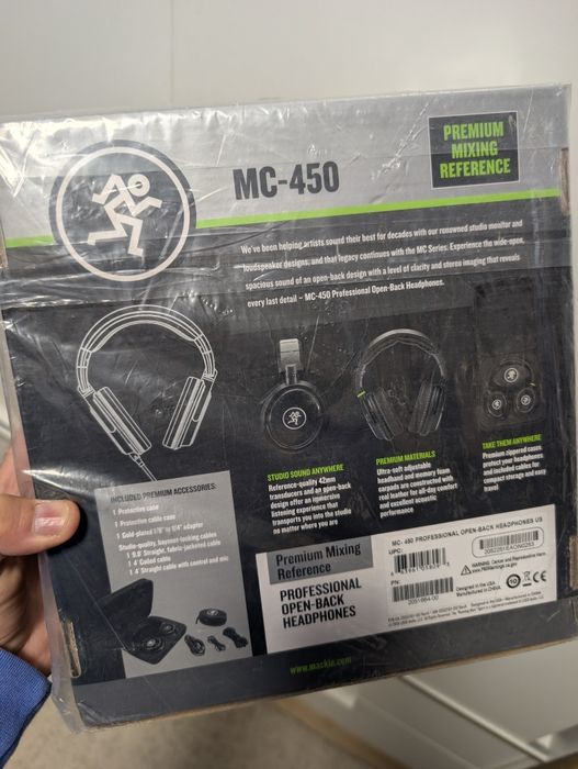 SIGILAT - Casti Profesionale Open Back - Mackie MC-450