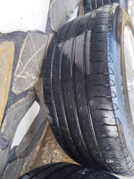 Jante 5x112 R 17 cu Cauciucuri Pirelli vara 225/50/R 17