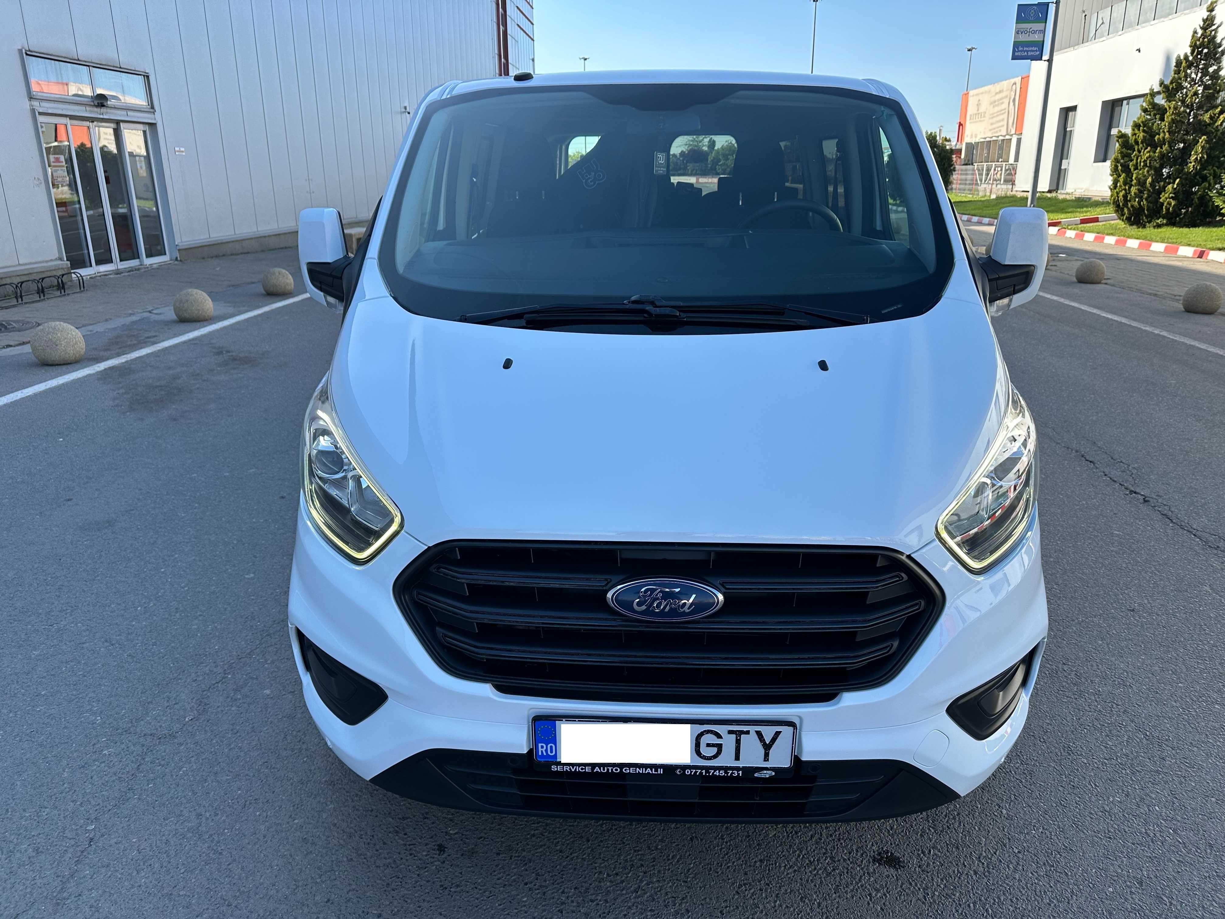 Ford Transit 2019-2.0 d-9 locuri-ac fata/spate- extra lunga-IMPECABILA