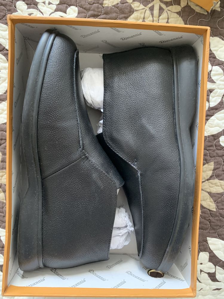 продам зимние мужские кожаные ботинки 39р