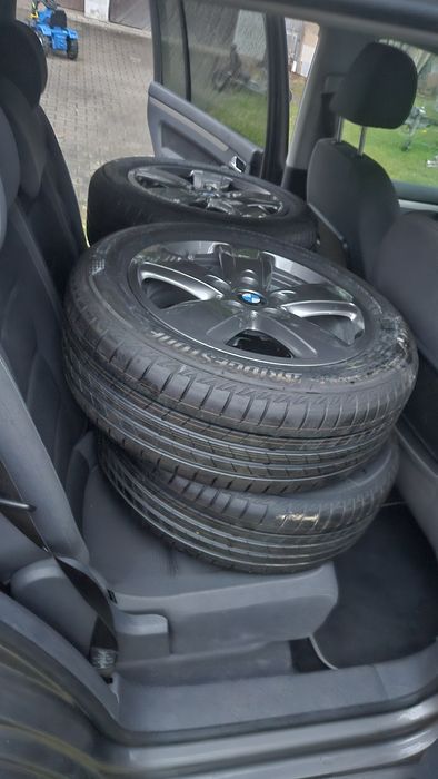 Roti jante anvelope de vara 205 55 R16  vw audi seat skoda