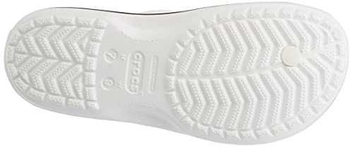 Crocs Crocband Flip originali, Slapi din Material Alb 45/46 EU