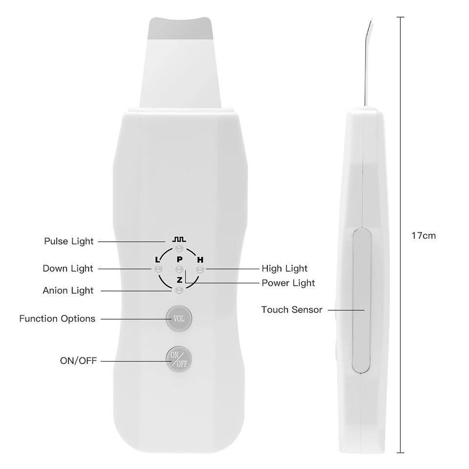Анион Ултразвукова шпатула, фриматор за лице, Акне, пилинг, лифтинг