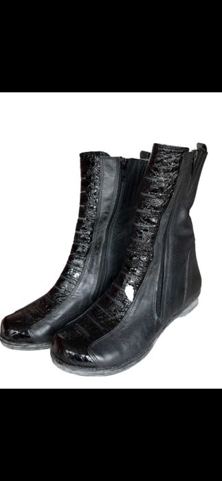 Зимни ботуши 36 размер. Нови. Естествена кожа.