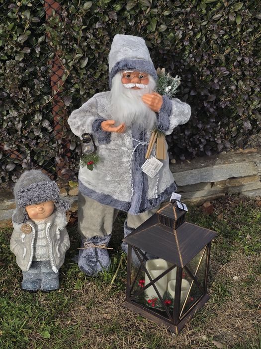 Дядо Коледа + фенер + фигурка