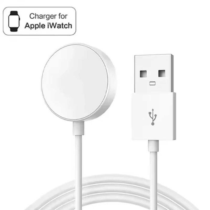 Магнитно зарядно за Apple Watch с USB-C (Fast Charge) и USB-A
