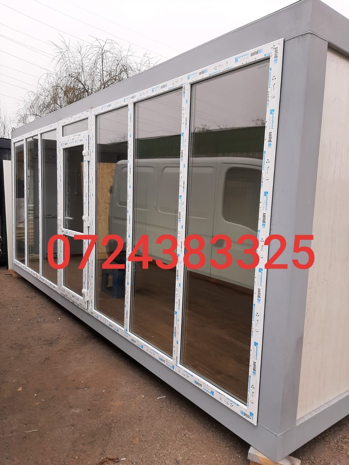 Container modular birou, vestiar, magazie, dormitor, grup sanitar,