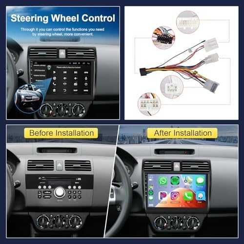 Ново 10.1" Android Радио Suzuki Swift 2005-2010 CarPlay & GPS за кола