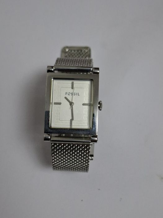 Ceas de dama Fossil silver quartz