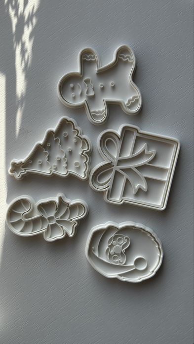 Коледен комплект формички за сладки – 3D принтирани с любов!