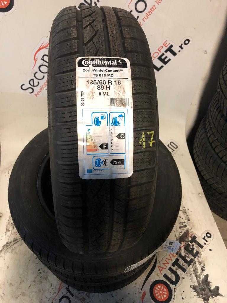 Super anvelope NOI Iarna 4X 195/60 R16 Continental DOT 2017!!!