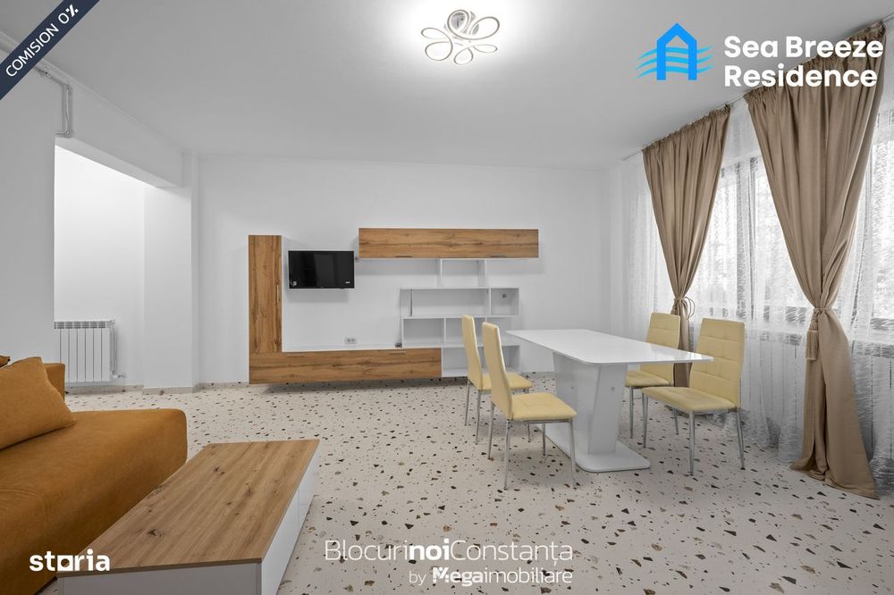 #Preț final: Apartament mobilat și utilat - Sea Breeze Residence