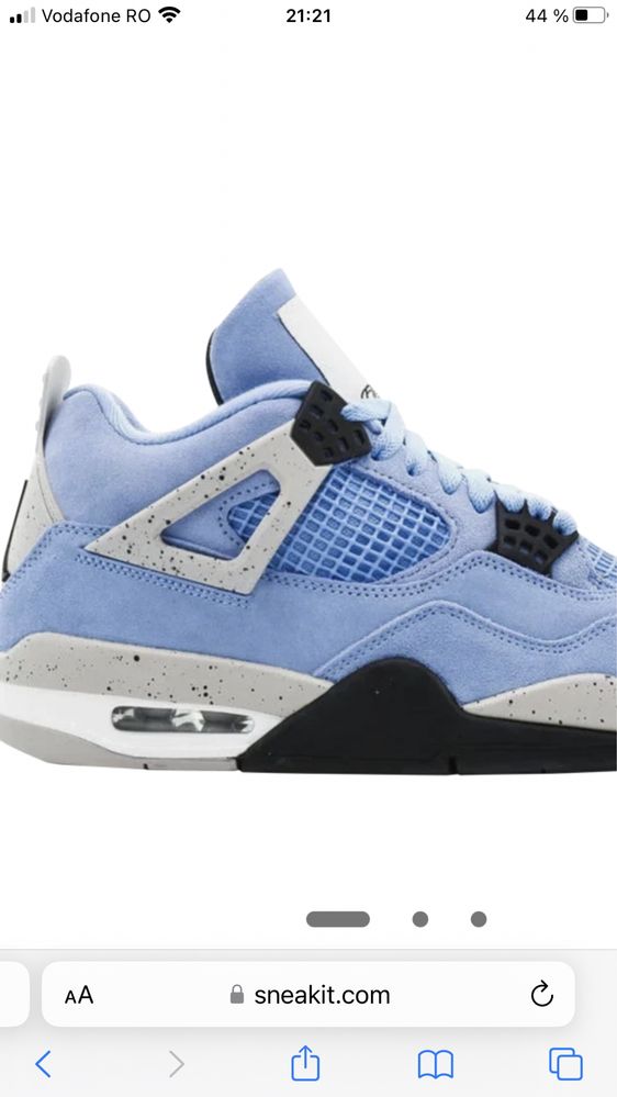 Jordan 4 retro universiti blue nou nouti si ne folositi.