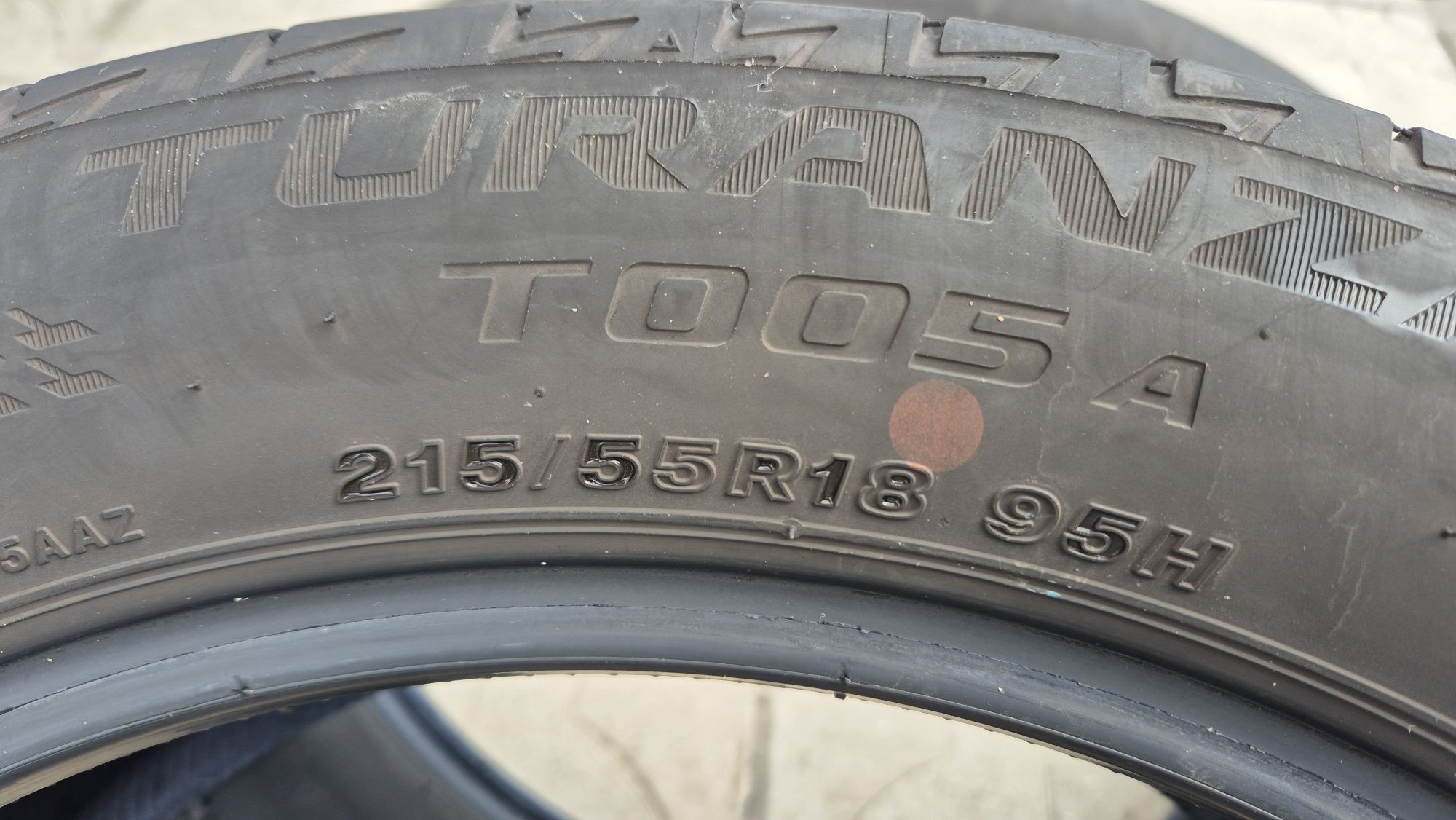 4бр.летни гуми 215/55/18 95 Н Bridgestone T005