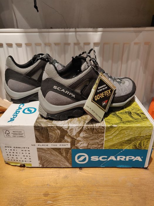 Pantofi de drumeție Scarpa Gore-Tex – noi, mărimea 36, talpă Vibram