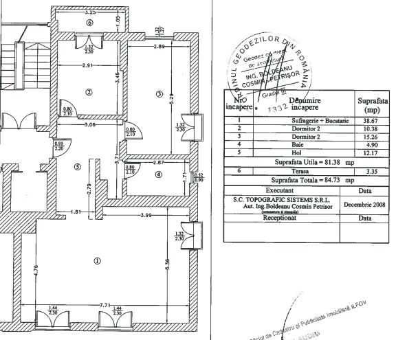 Proprietar Cosmopolis apartament 3 camere faza 1 80 mp