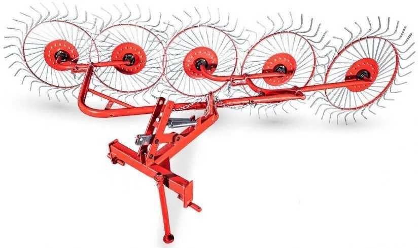 Грабли-ворошилки колесно-пальцевые (4 и 5 дисков)