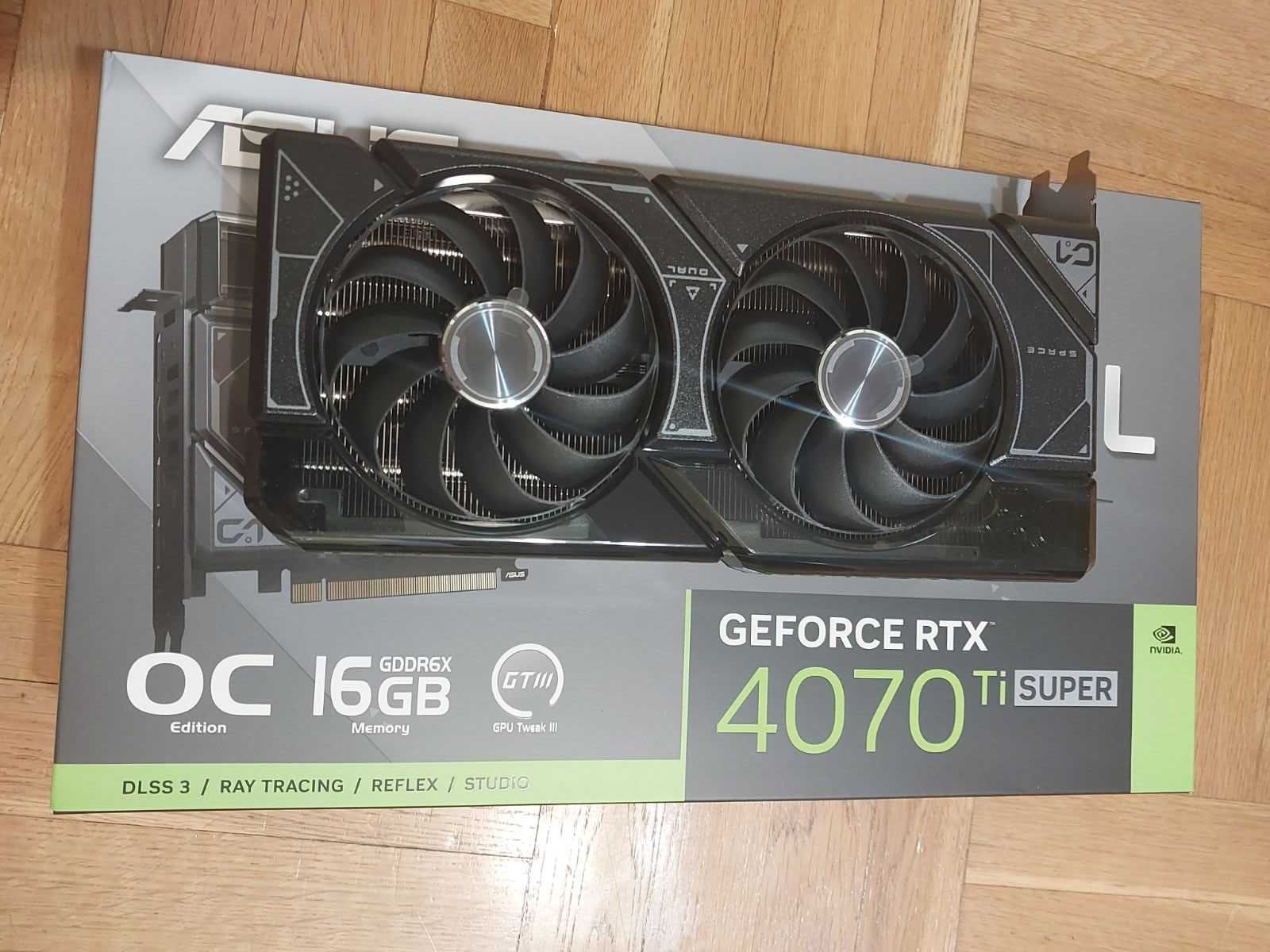 Asus Dual RTX 4070Ti Super 16GB видео карта