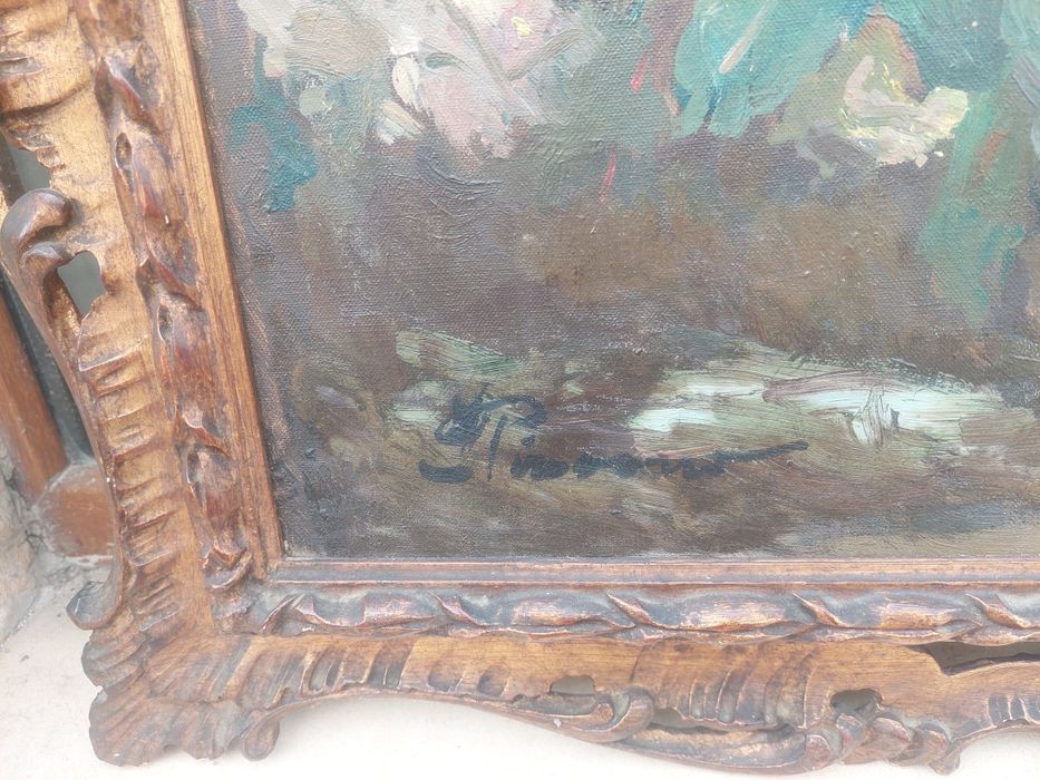 Vand tablou pictat pe panza