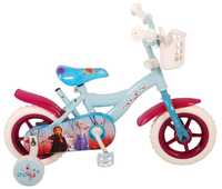 Bicicleta pentru copii Disney Frozen 2, 10 inch, culoare albastru/viol