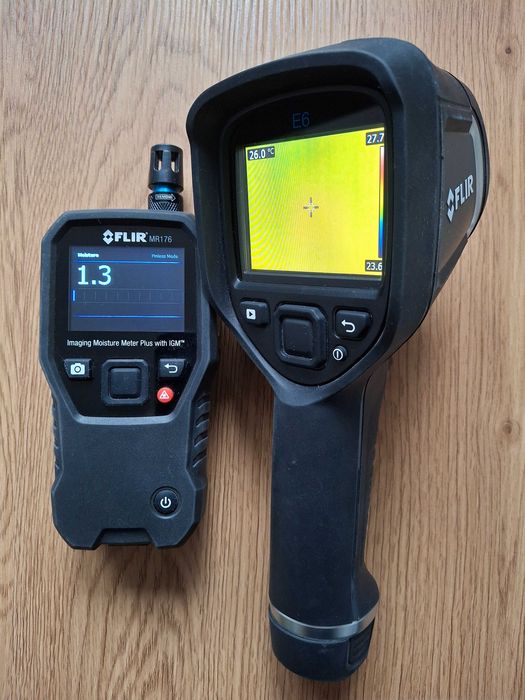 Термо оборудване на фирма FLIR за откриване на течове без къртене