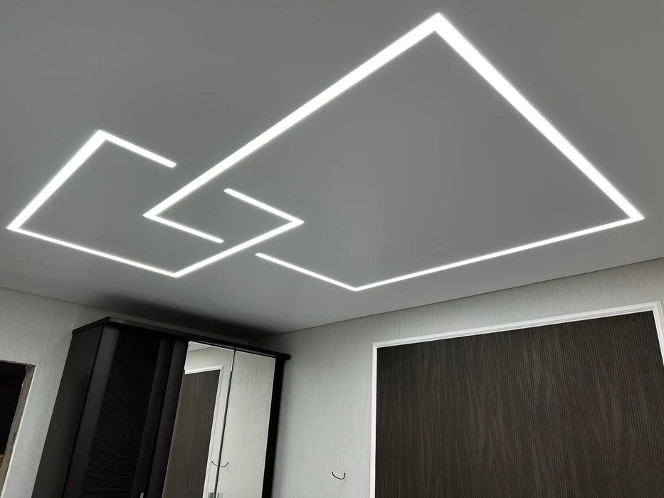 Натяжные потолки, натяжной потолок 1200тг