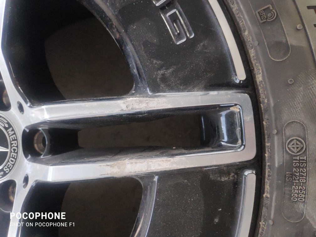 Джанти с гуми 19 цола 5x112 Sport packet Mercedes Benz AMG Е-класа