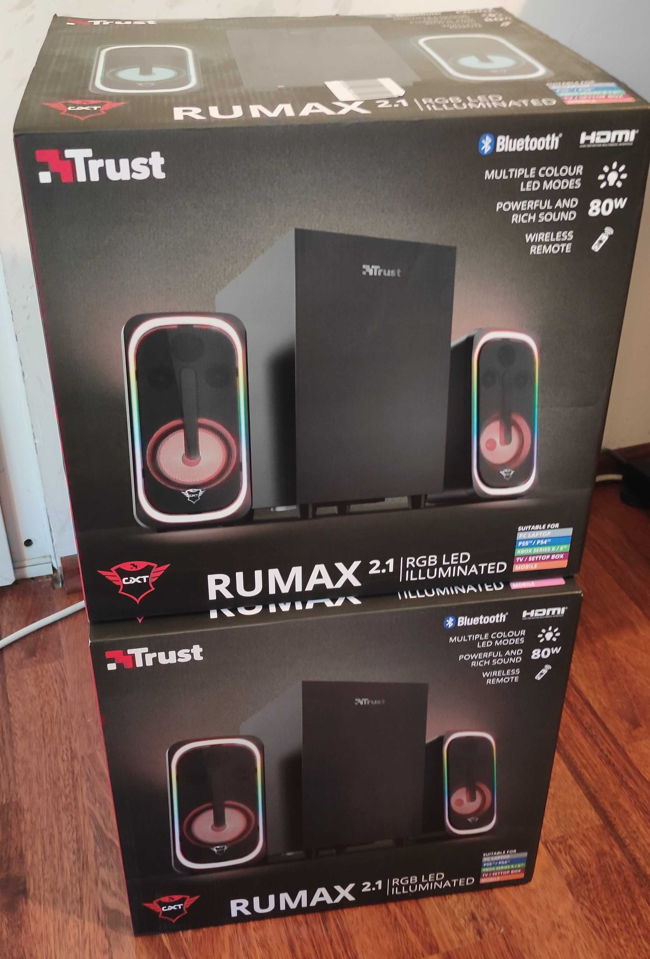 Boxa gaming Trust GXT 635 Rumax, 2.1, 40W RMS, sigilata.