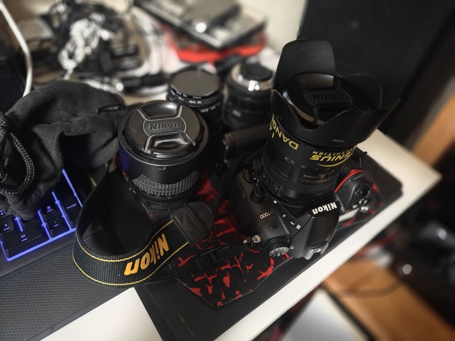 Nikon d7000 (32k) cadre ,pachet