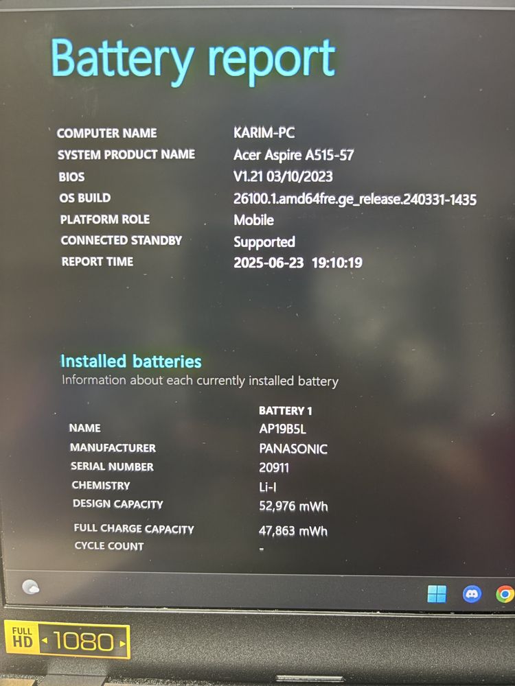 15.6” Full HD Лаптоп Acer Aspire 5 Core™ i7-12650H / 16GB / 512GB SSD